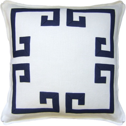 Aegean Fretwork Pillow