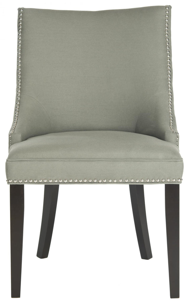 Ester Nailhead Dining Chair in Light Blue