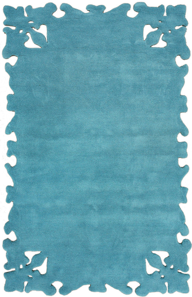 Simplicity Area Rug in Turquoise