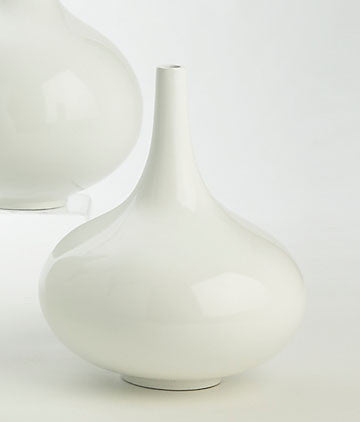Cerle Vase in White