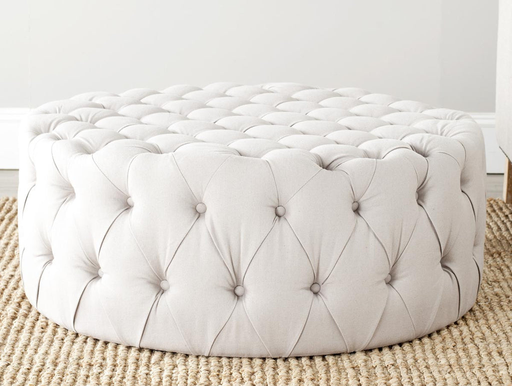 Chester Tufted Glamour Ottoman