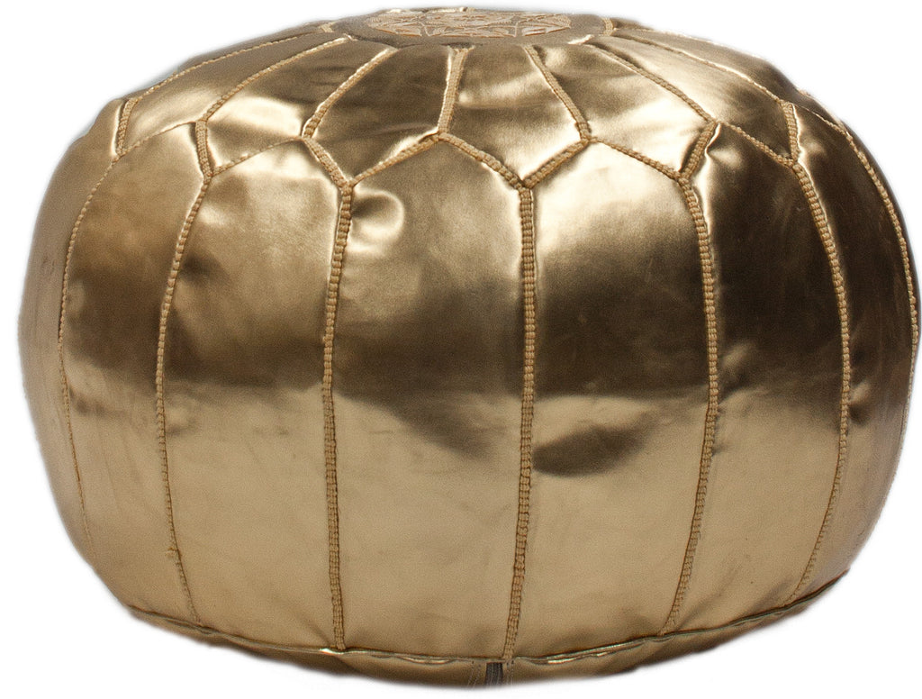 Mourad Moroccan Gold Pouf