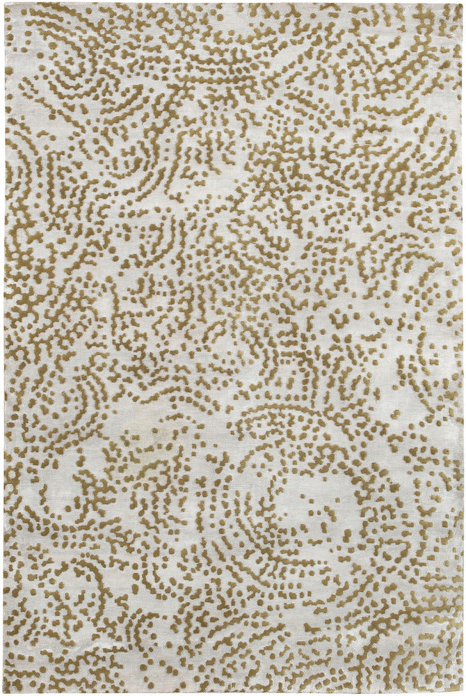 Shibui Area Rug by Julie Cohn in Ivory Gray Fern
